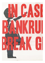 Thirsty BSTRD - In case of bankruptcy break the glass (Girl With Balloon)